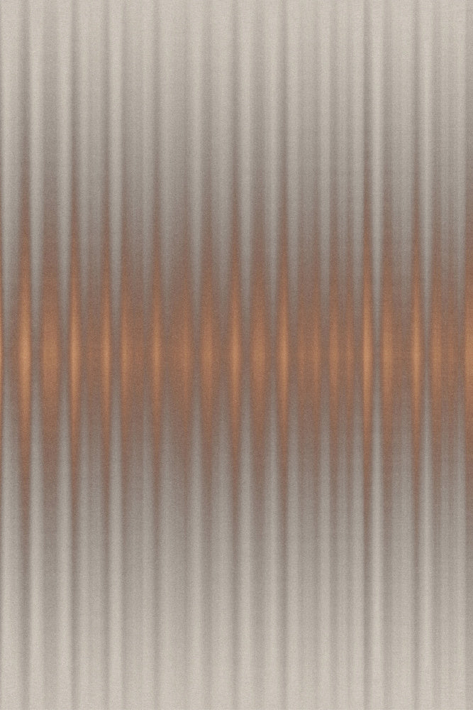 Shimmering Copper Lines | Poster