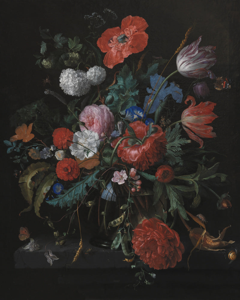 A Bunch of Flowers By Jacob Van Walscapelle | Poster