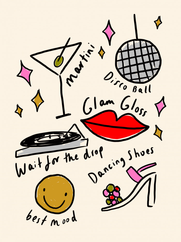 Glam Disco Fun | Canvas