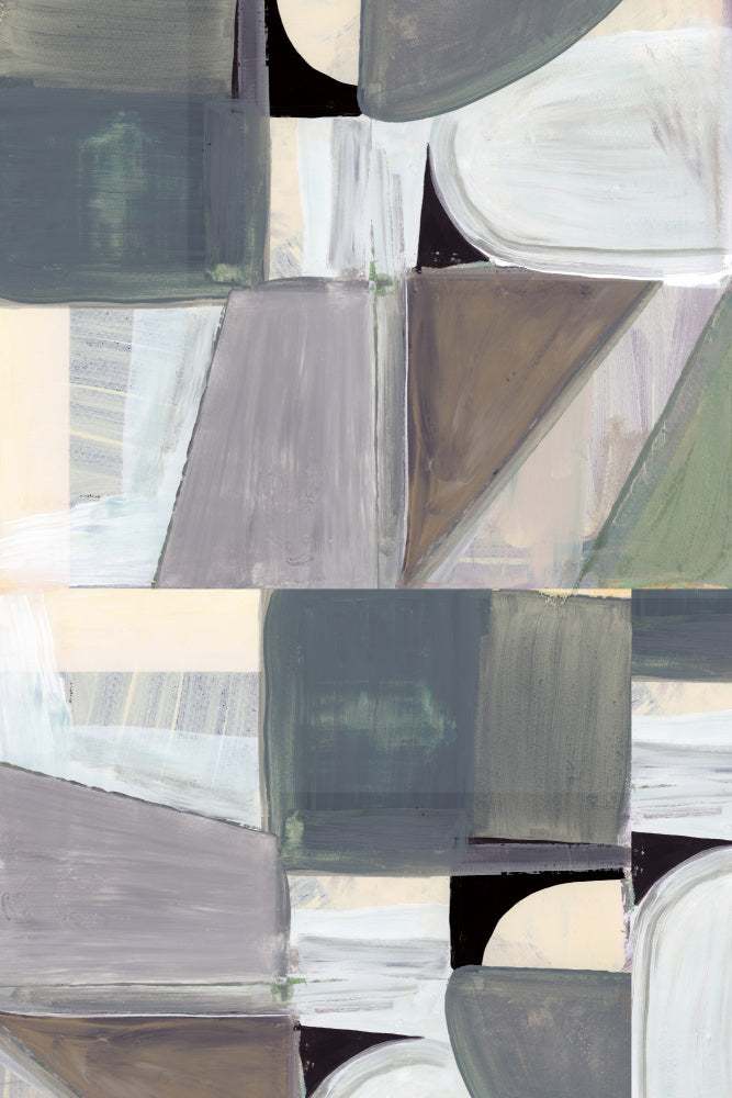 Muted Abstract Shapes | Canvas