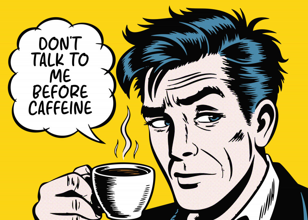Grumpy Morning Coffee | Poster