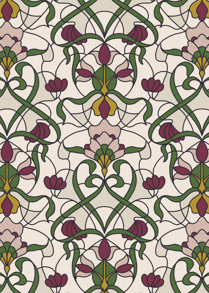 Elegant Floral Motif | Canvas