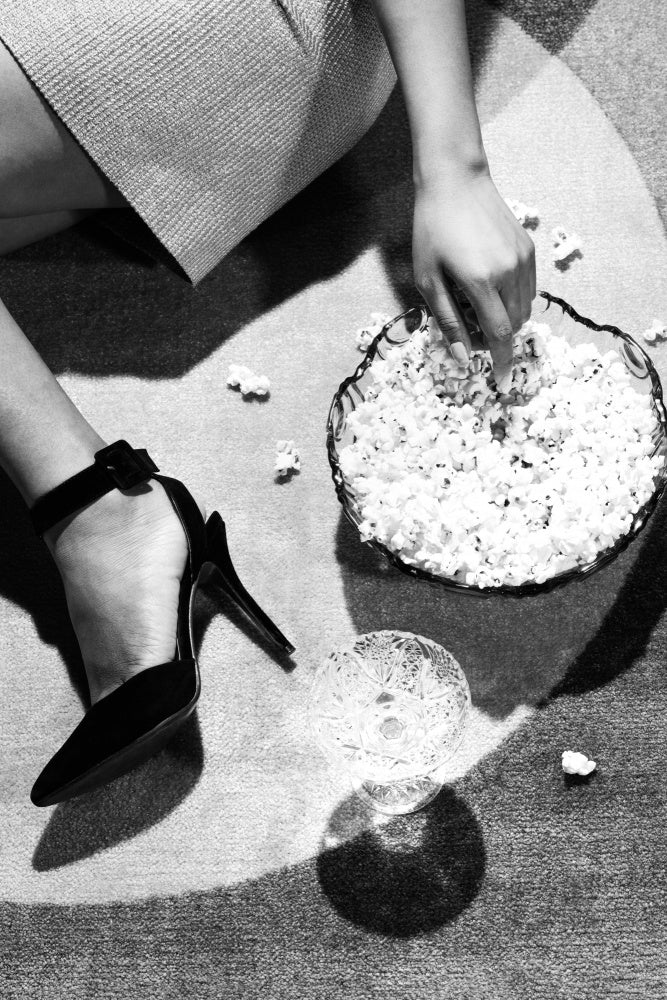 Popcorn and Heels | Poster