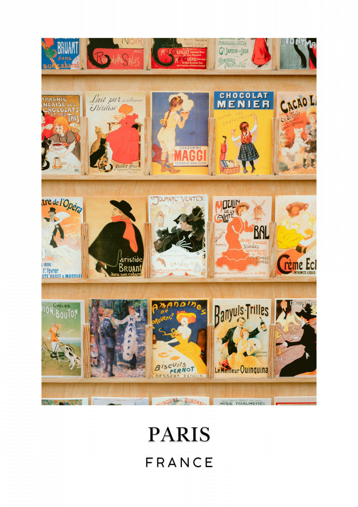 Paris France Affiches Travel poster | Canvas