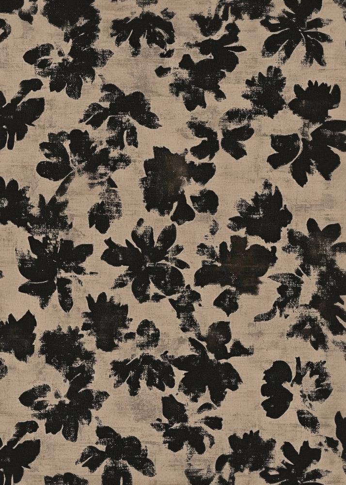 Dark Floral Abstract | Canvas