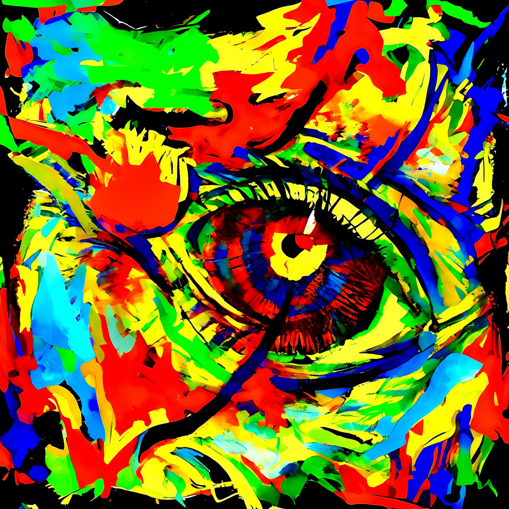 Vibrant Abstract Eye | Poster