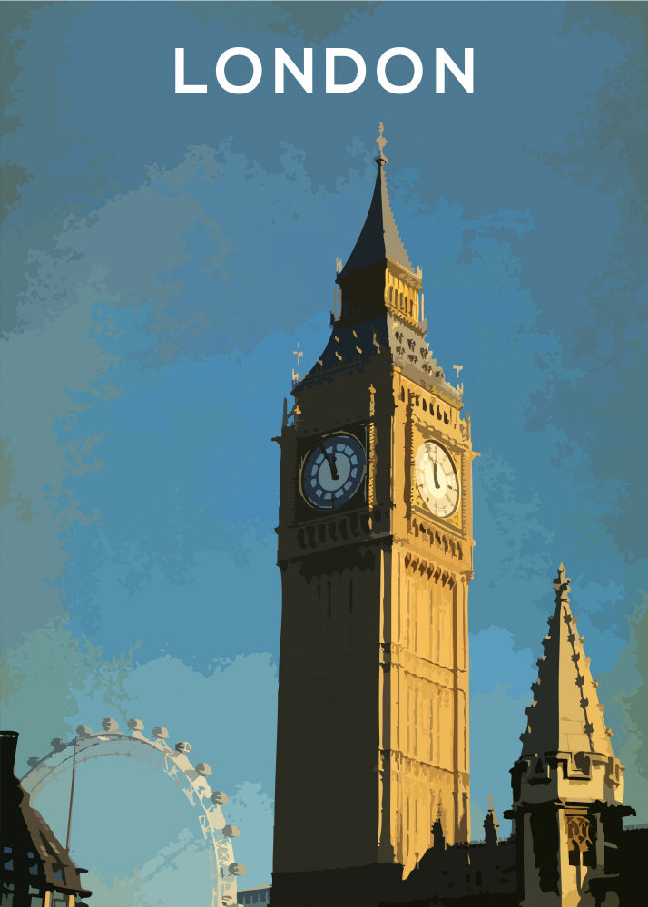 Big Ben London Eye | Canvas