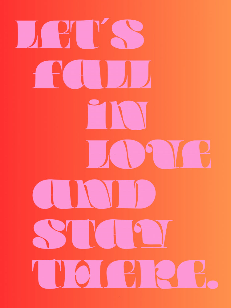 Let's Fall In Love | Poster