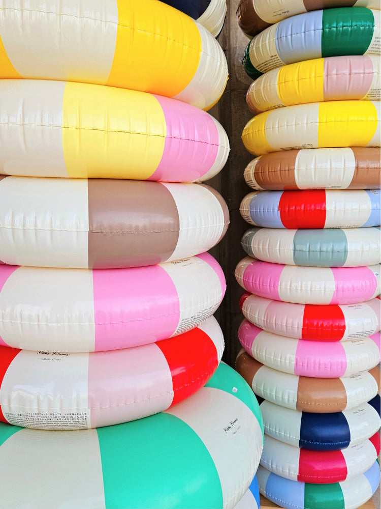 Colorful Stacked Pool Rings | Poster