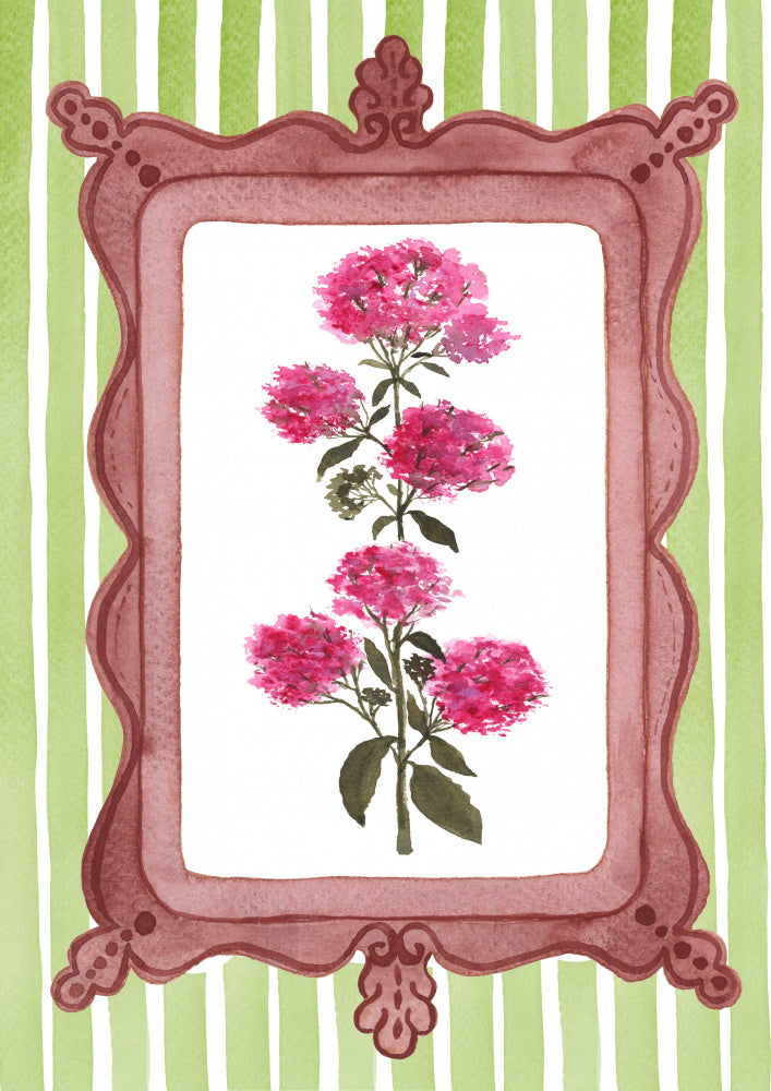 Charming Floral Frame | Canvas