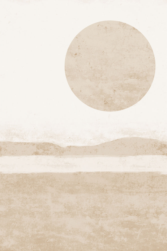 Abstract Desert Sun | Poster