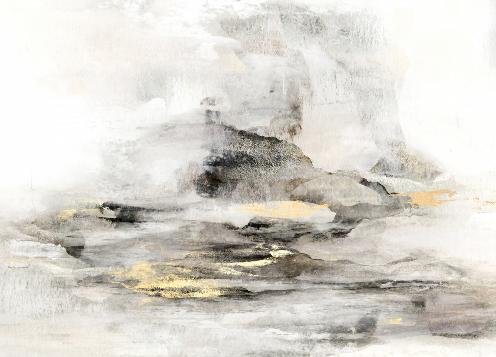 Abstract Gold Landscape | Poster