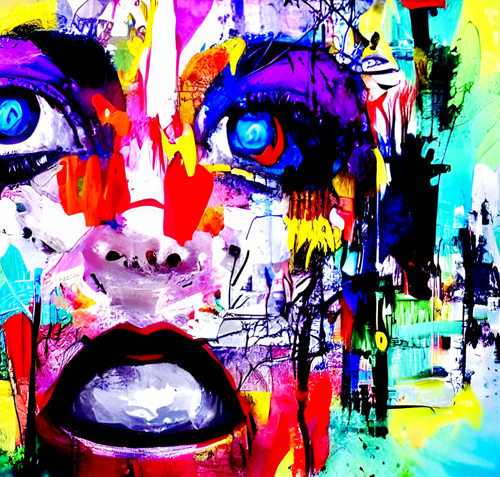Vibrant Urban Portrait | Poster