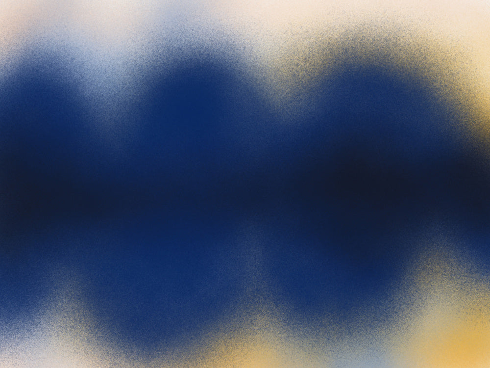 Abstract Blue Gold Hues | Poster