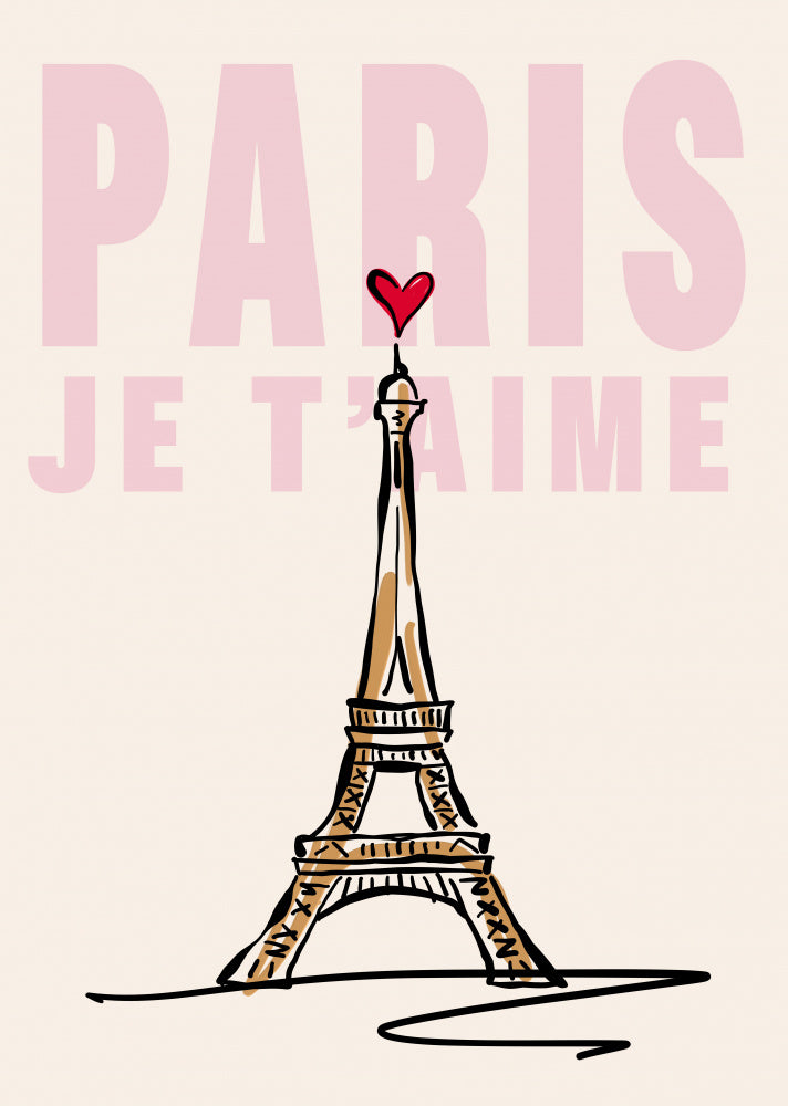 Paris Je T'aime Sketch | Poster