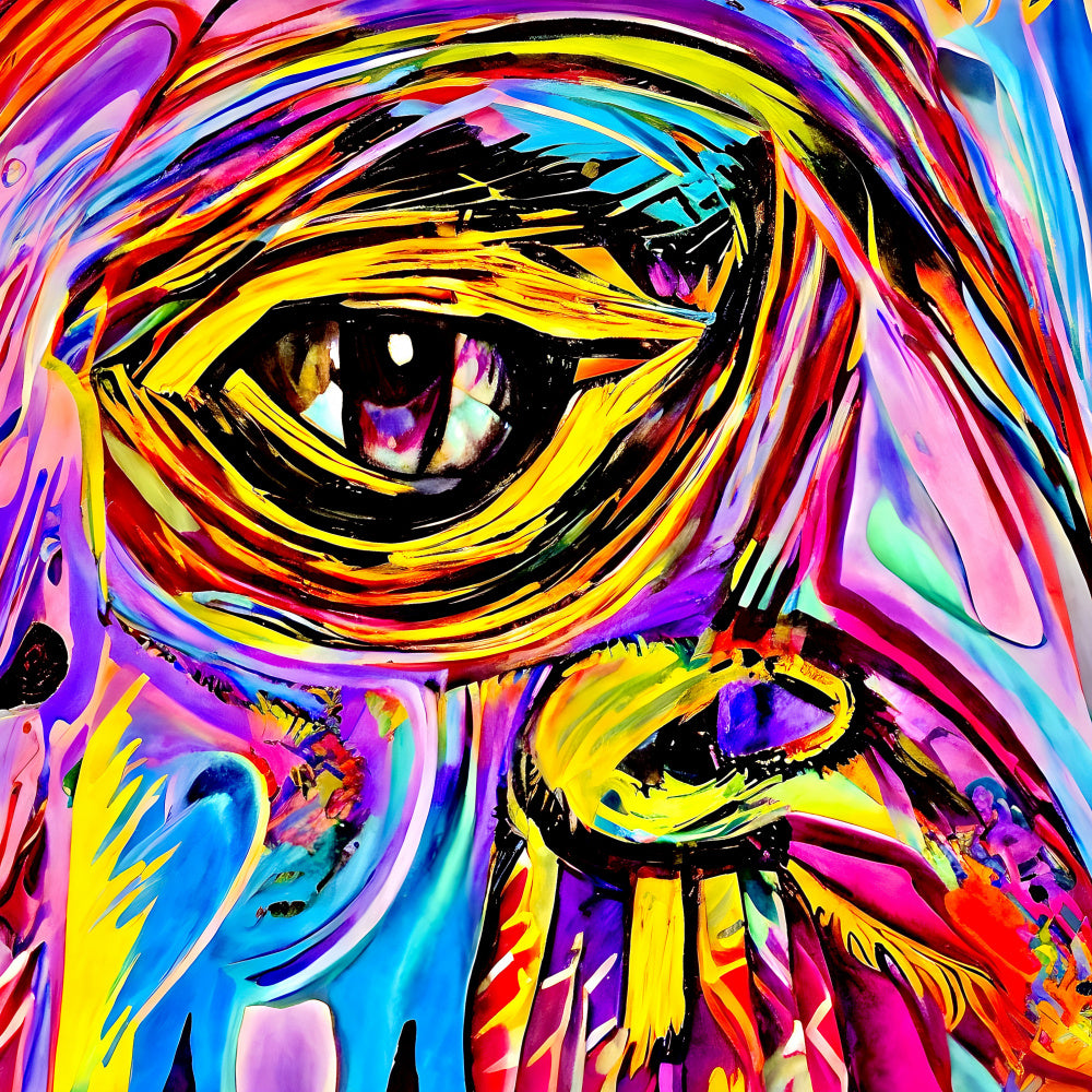 Vibrant Abstract Eye | Canvas