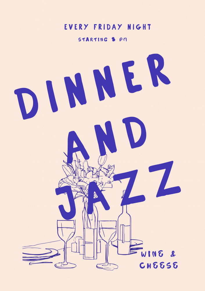 Jazz Night Feast | Poster