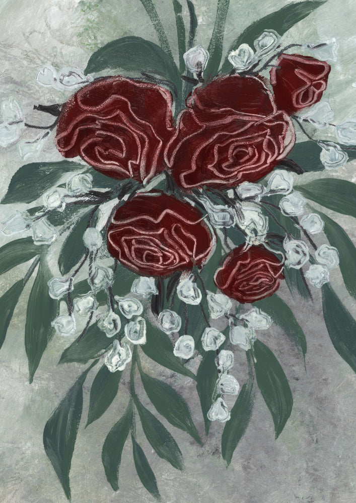 Romantic Red Roses | Canvas