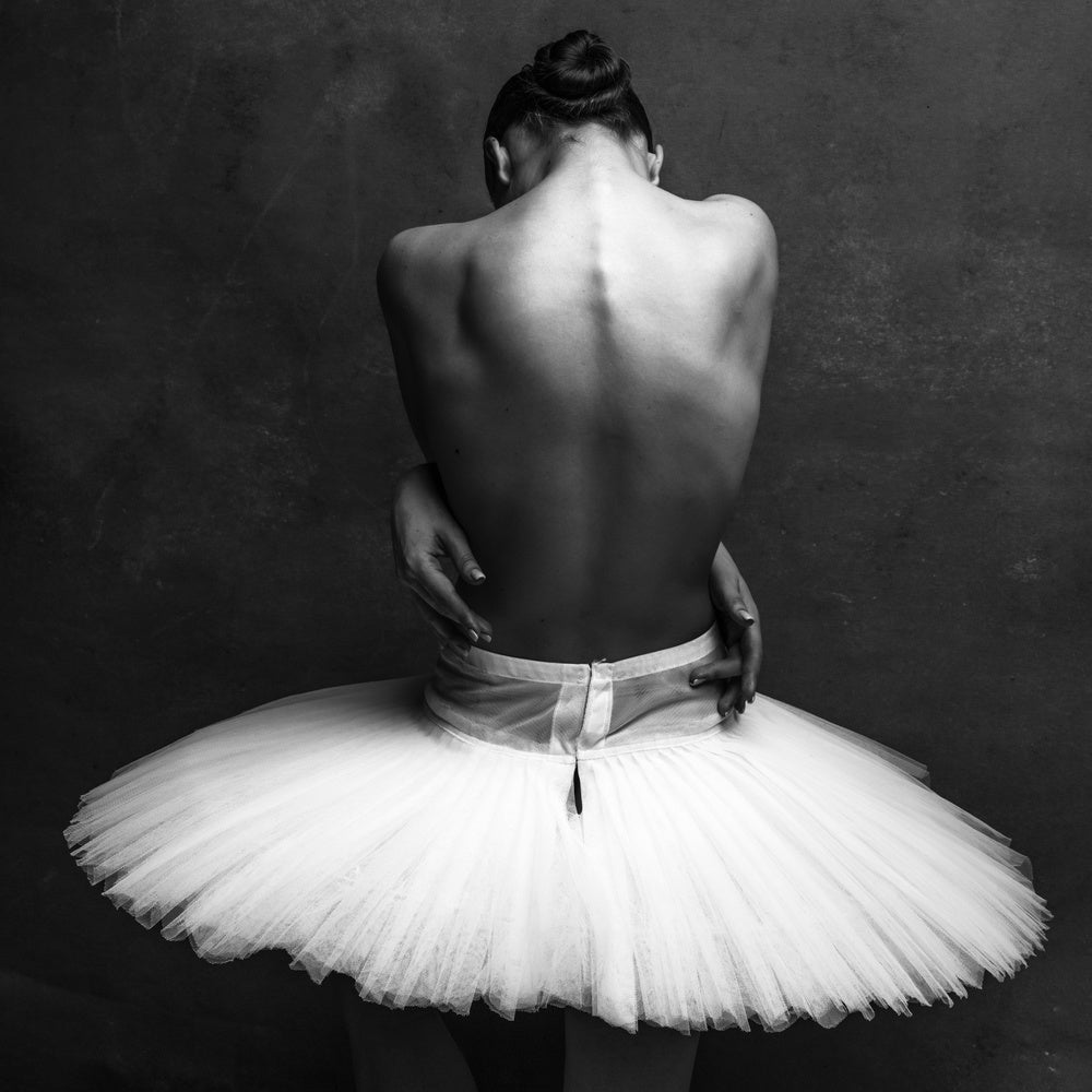 Graceful Ballerina Back | Canvas