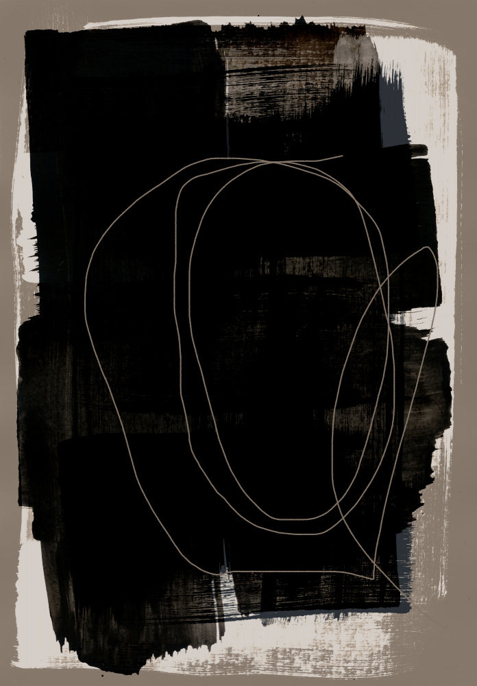 Abstract Brush Strokes 180Z | Poster
