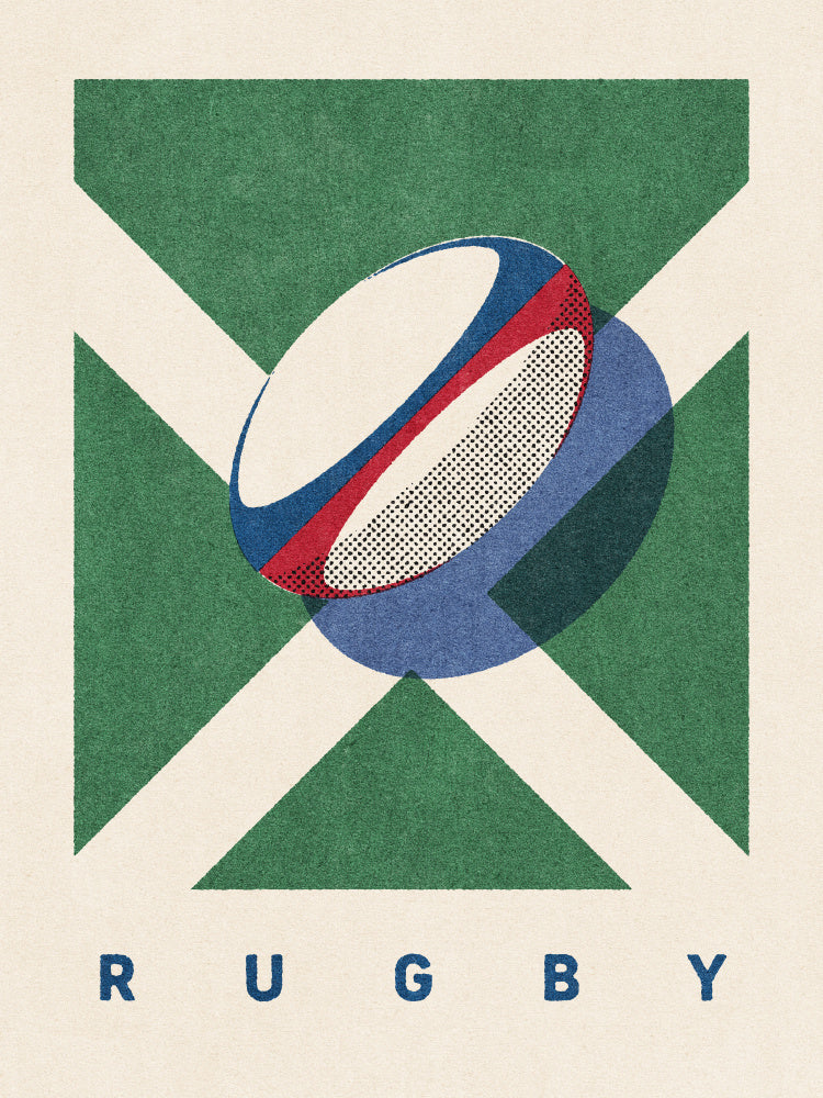 Scottish Rugby Ball | Poster