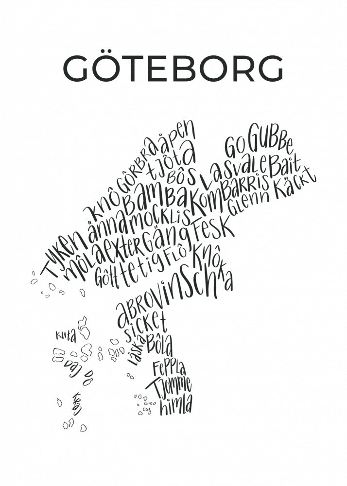 Gothenburg Slang Map | Canvas
