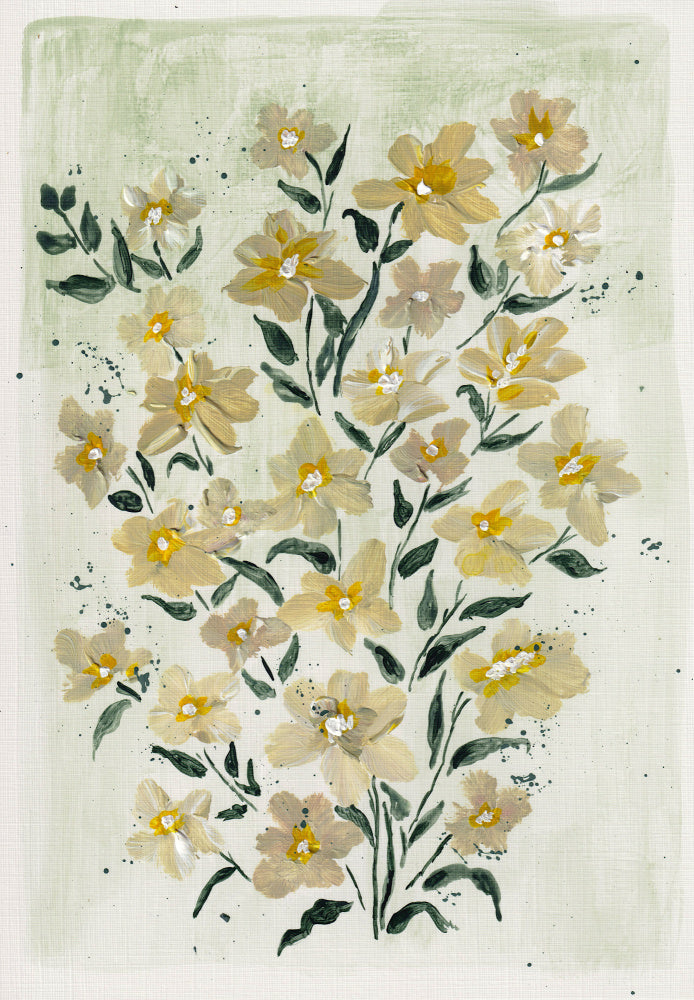 Delicate Yellow Blooms | Poster