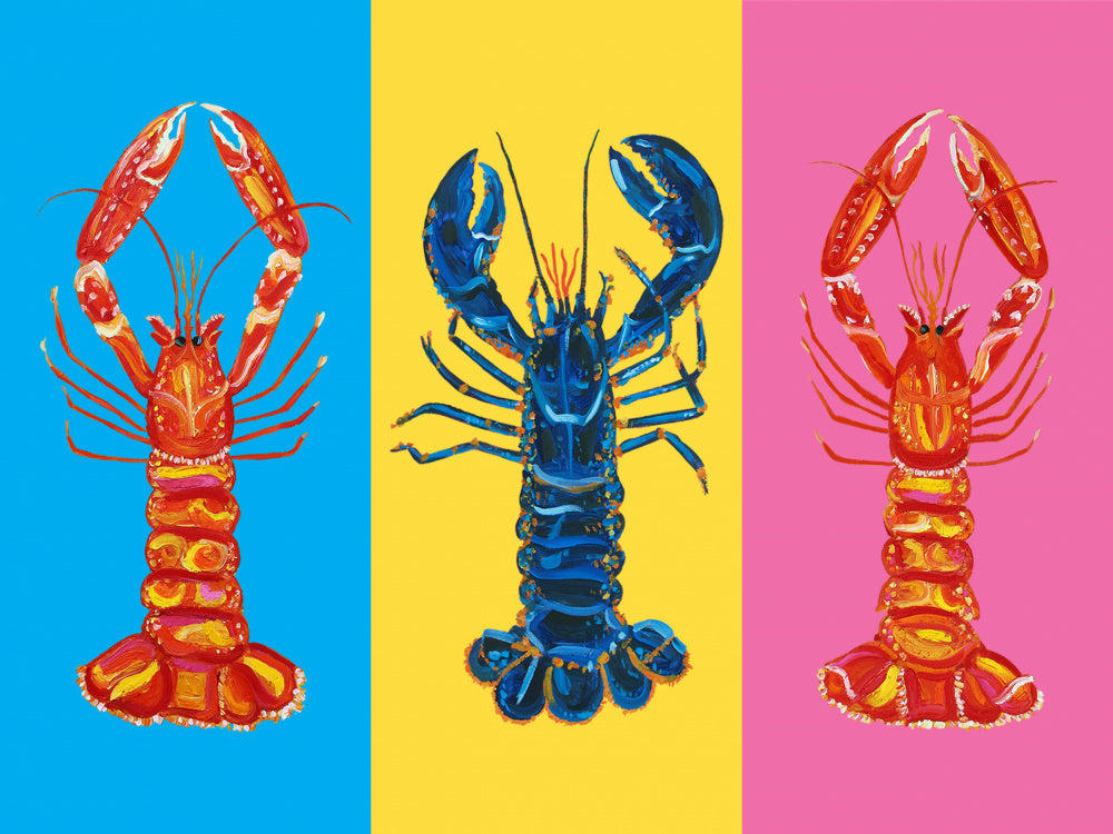Colorful Pop Lobsters | Canvas