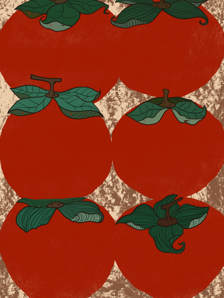 Red Persimmon Harvest | Poster