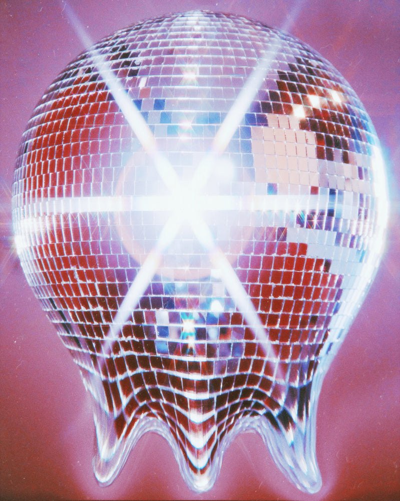 Melting Disco Ball | Poster