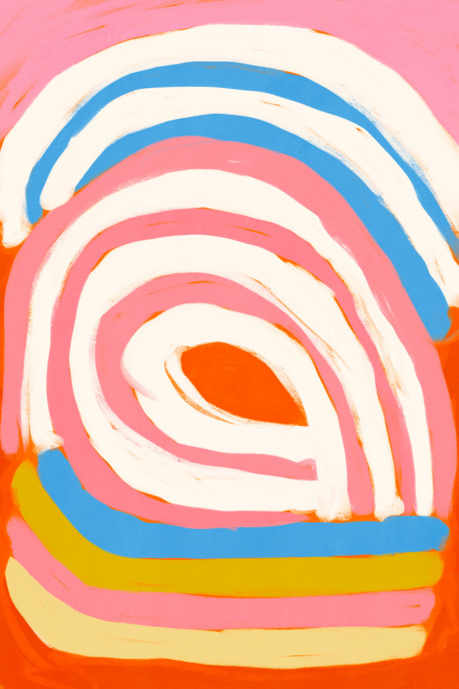 Colorful Abstract Arches | Poster