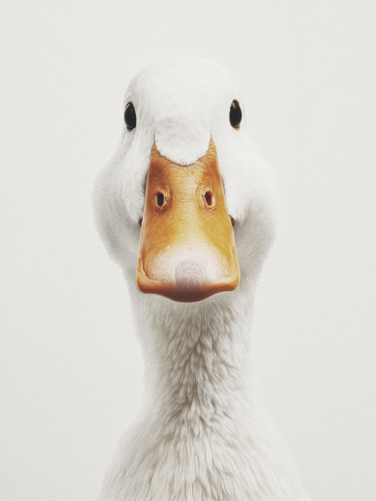 Funny Duck Face | Canvas