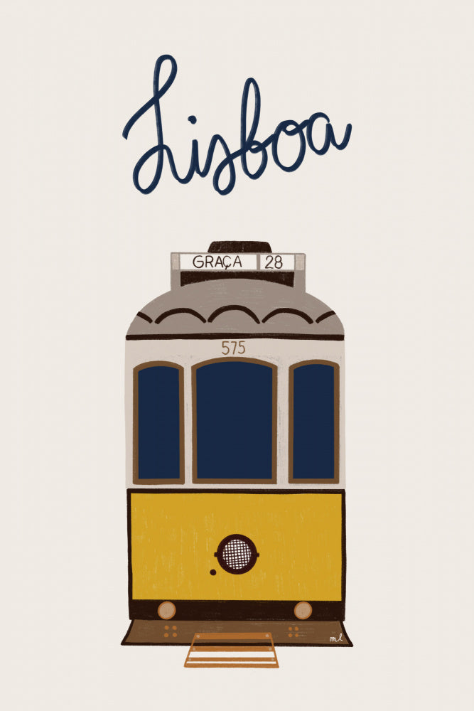 Iconic Lisbon Tram | Poster