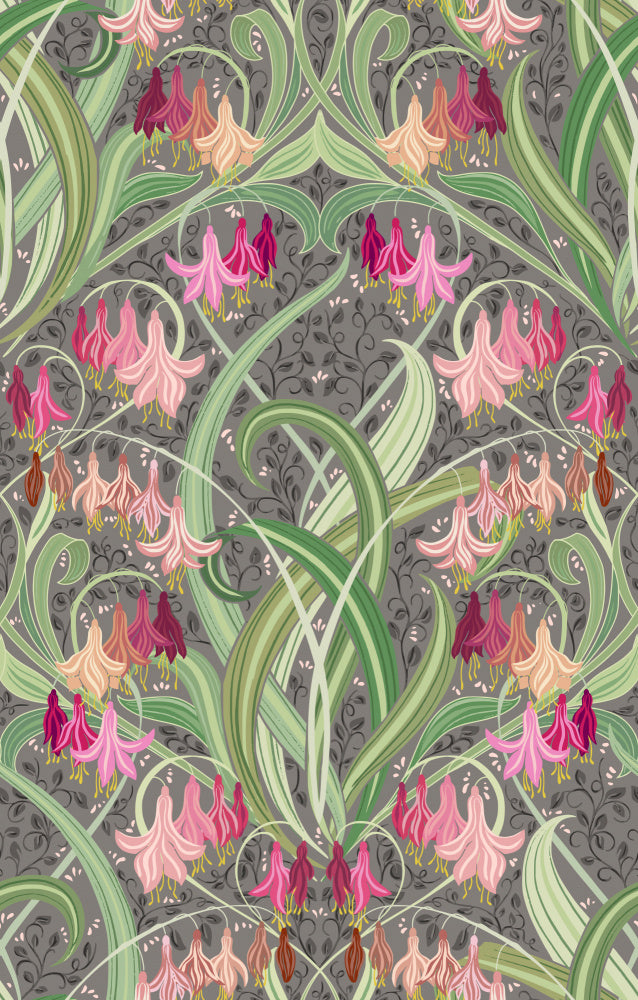 Art Nouveau Floral Pattern | Canvas