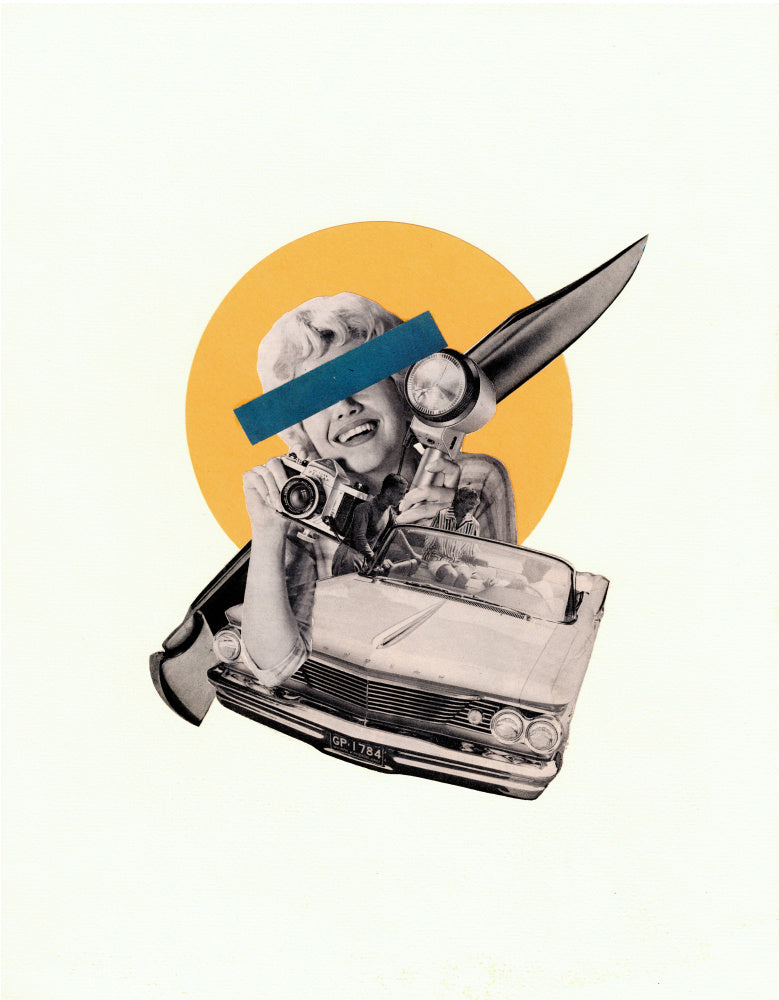 Happy Retro Ride | Canvas