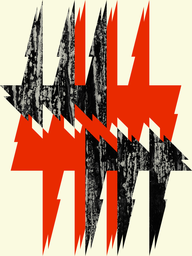 Bold Jagged Lightning | Poster