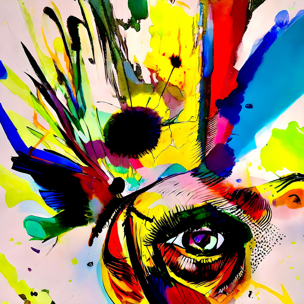 Vibrant Eye Splash | Poster