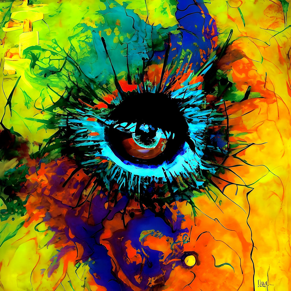 Dynamic Abstract Eye | Canvas