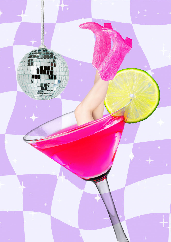 Disco Drink Delight | Canvas