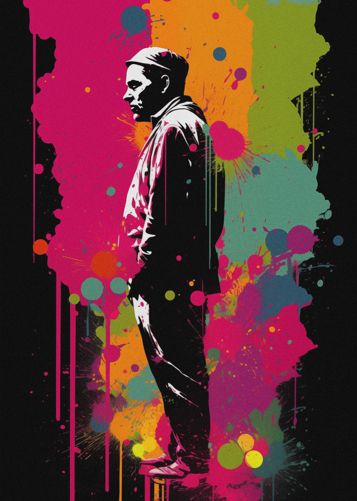 Vibrant Street Art Man | Canvas