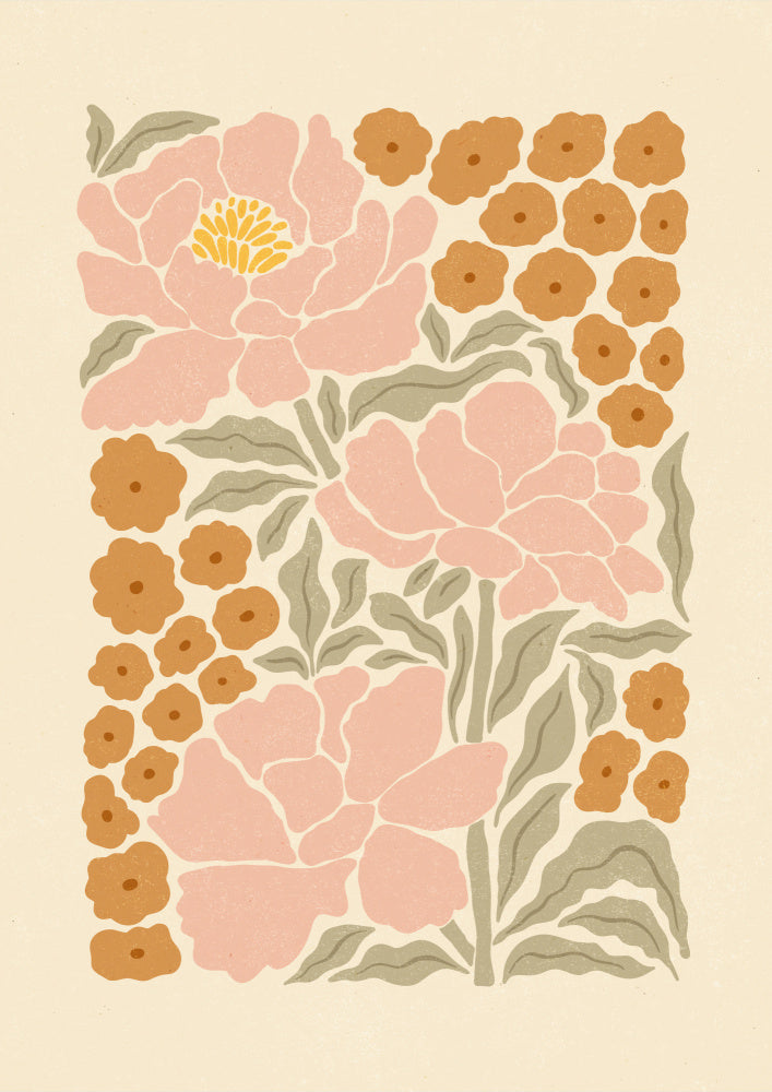 Soft Pink Peonies | Canvas
