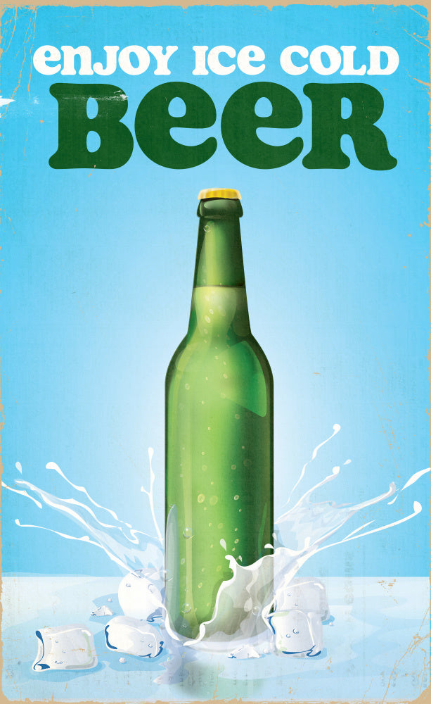 Ice Cold Beer Splash | Poster