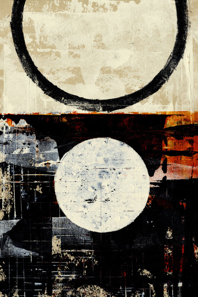 Stark Geometric Circles | Canvas