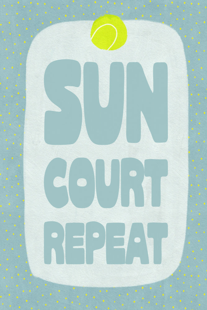 Sun Court Repeat | Canvas