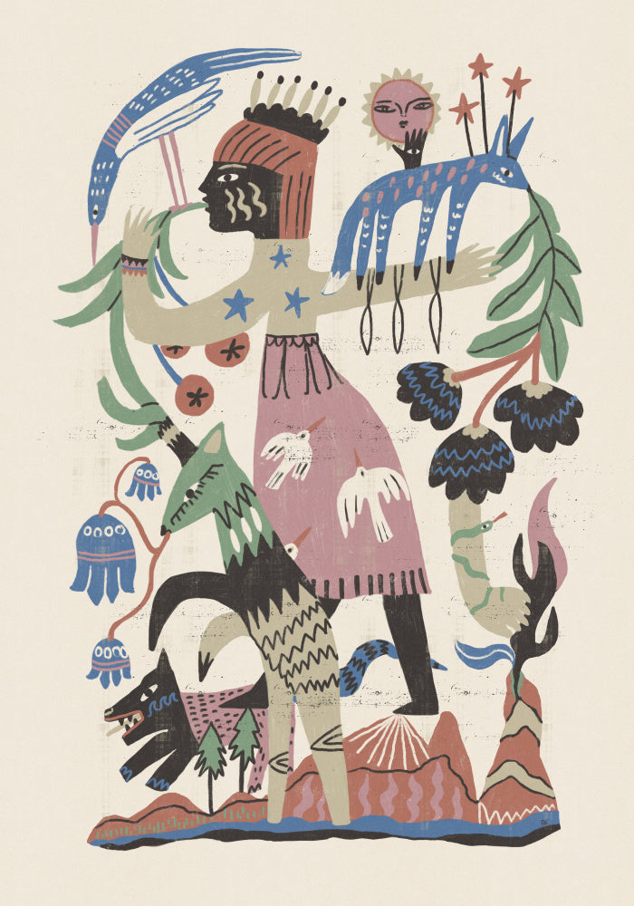 Mythical Nature Queen | Canvas