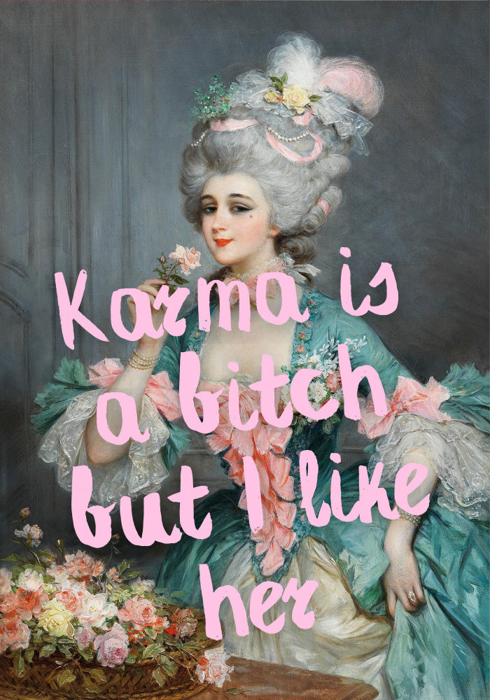 Karma Is A Bitch | Canvas