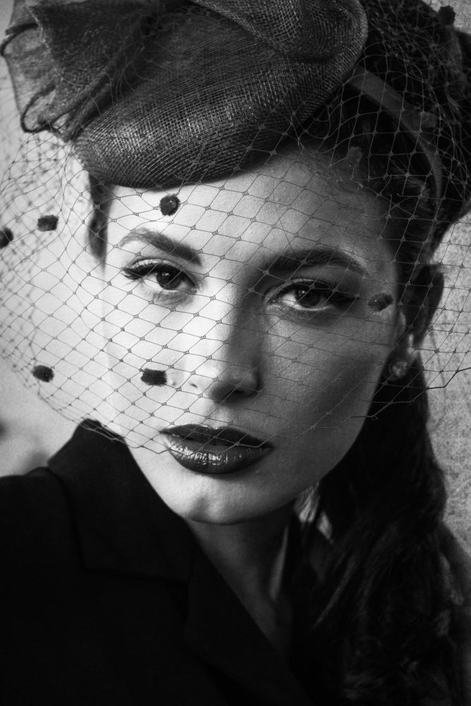 Classic Veiled Gaze | Canvas