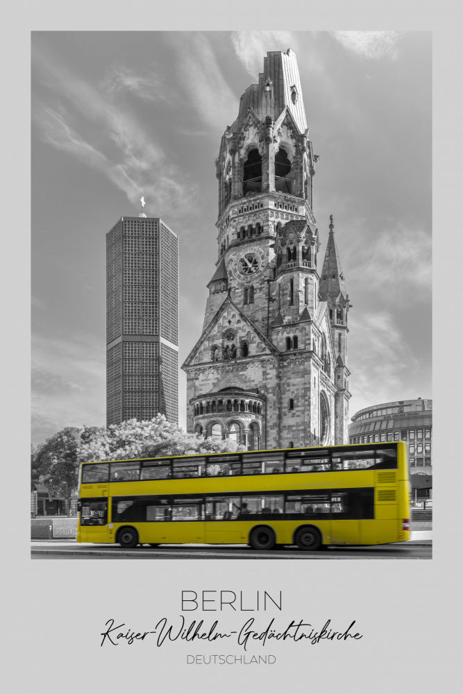 Berlin Memorial Church Bus | Canvas