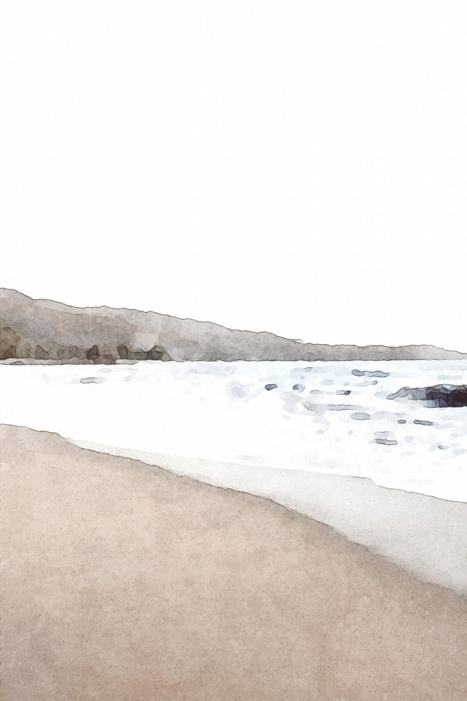 Serene Beach Landscape | Poster