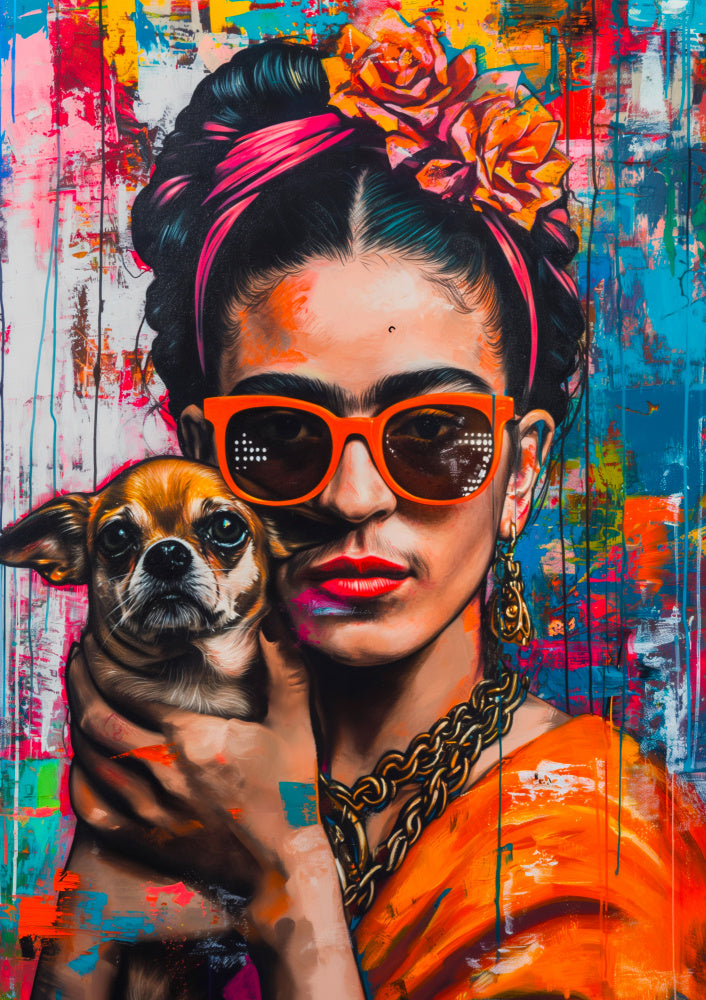 Colorful Pop Art Woman | Poster